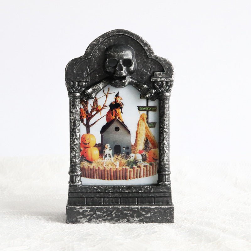 Halloween Tombstone Lamp - 0 - Scribble Snacks