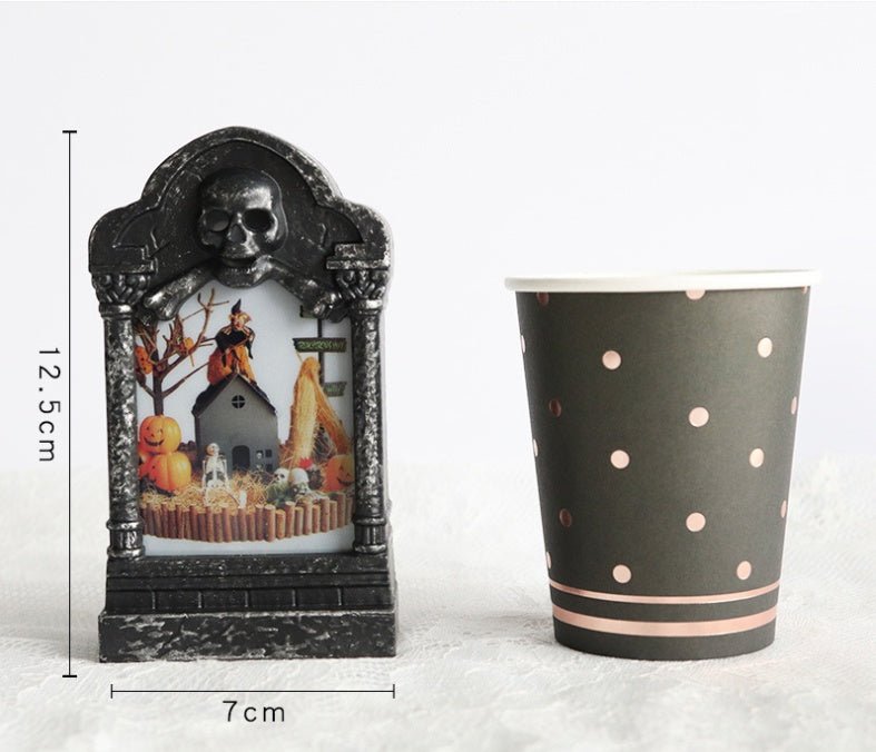 Halloween Tombstone Lamp - 0 - Scribble Snacks