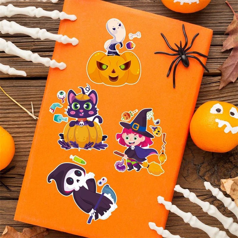 Halloween Treat Puzzle Sticker Set - Halloween - DIY Crafts & Scrapbooking - Scribble Snacks