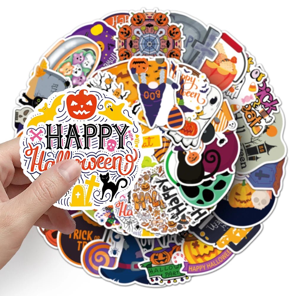 Halloween Treat Sticker Pack - Halloween - Stickers & Labels (including Scrapbooking, Wall Decals) - Scribble Snacks