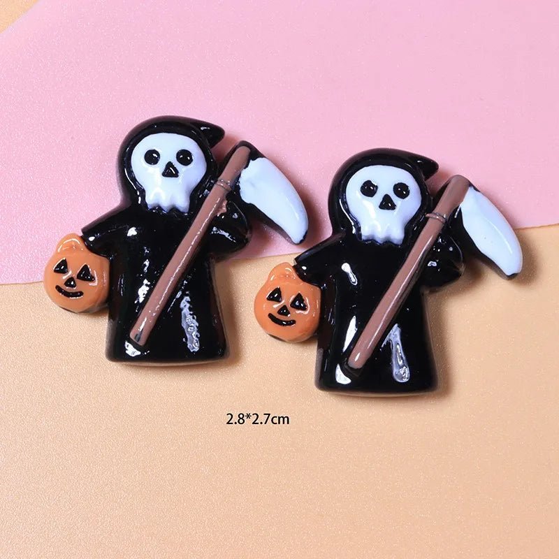 Halloween Treats Nail Decorations - Halloween - Resin Ornaments & Charms - Scribble Snacks