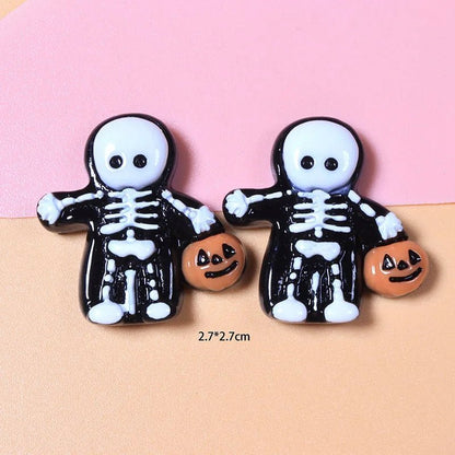 Halloween Treats Nail Decorations - Halloween - Resin Ornaments & Charms - Scribble Snacks