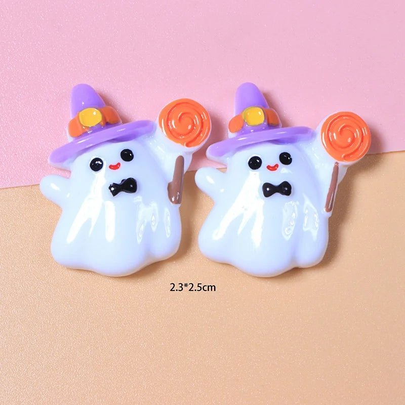 Halloween Treats Nail Decorations - Halloween - Resin Ornaments & Charms - Scribble Snacks