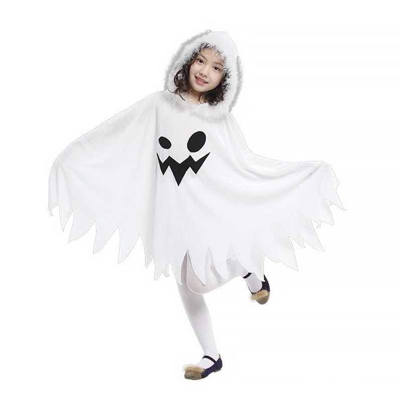 Halloween White Hooded Ghost Dress - 0 - Scribble Snacks