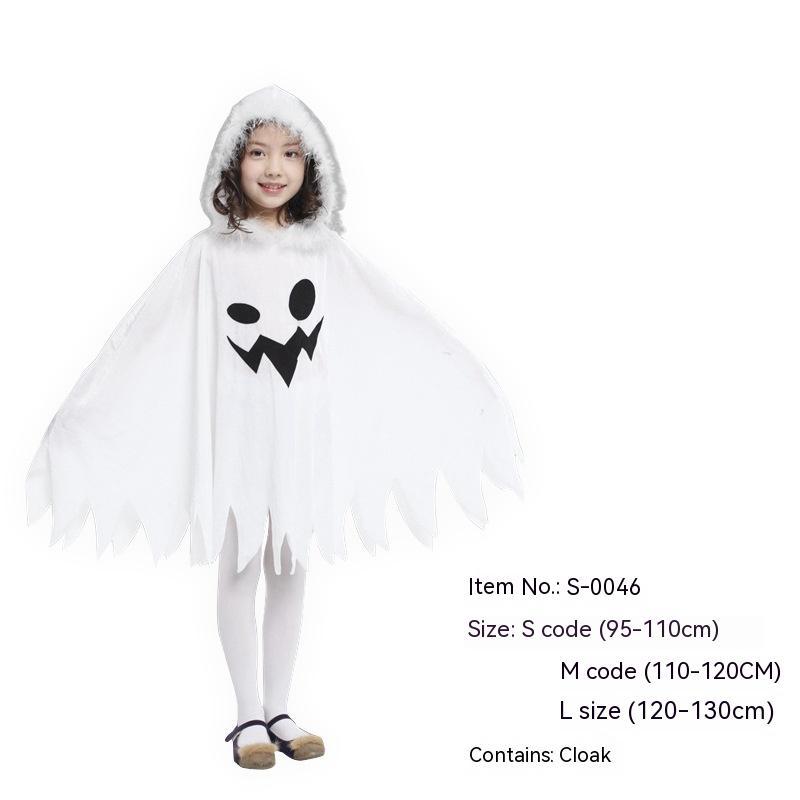 Halloween White Hooded Ghost Dress - 0 - Scribble Snacks