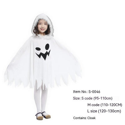 Halloween White Hooded Ghost Dress - 0 - Scribble Snacks