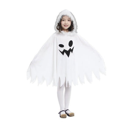 Halloween White Hooded Ghost Dress - 0 - Scribble Snacks