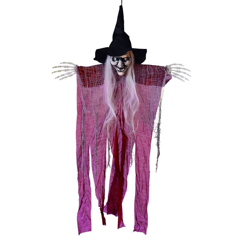 Halloween Witch Hanging Ghost Decoration Scene Decoration Props - 0 - Scribble Snacks