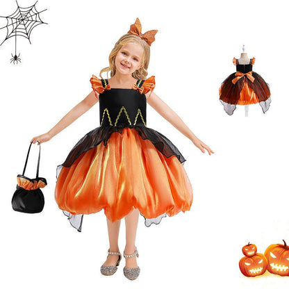 Halloween Witch Performance Costume Princess Dress - 0 - Scribble Snacks