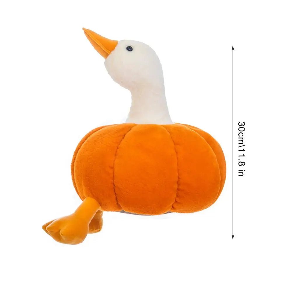 Happy Pumpkin Goose Plush Toy - Halloween - Plush Toys & Pillows - Scribble Snacks