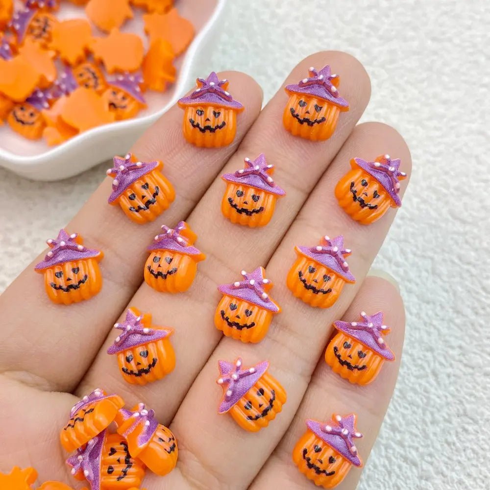 Haunted Bakery Nail Toppers - Halloween - Resin Ornaments & Charms - Scribble Snacks