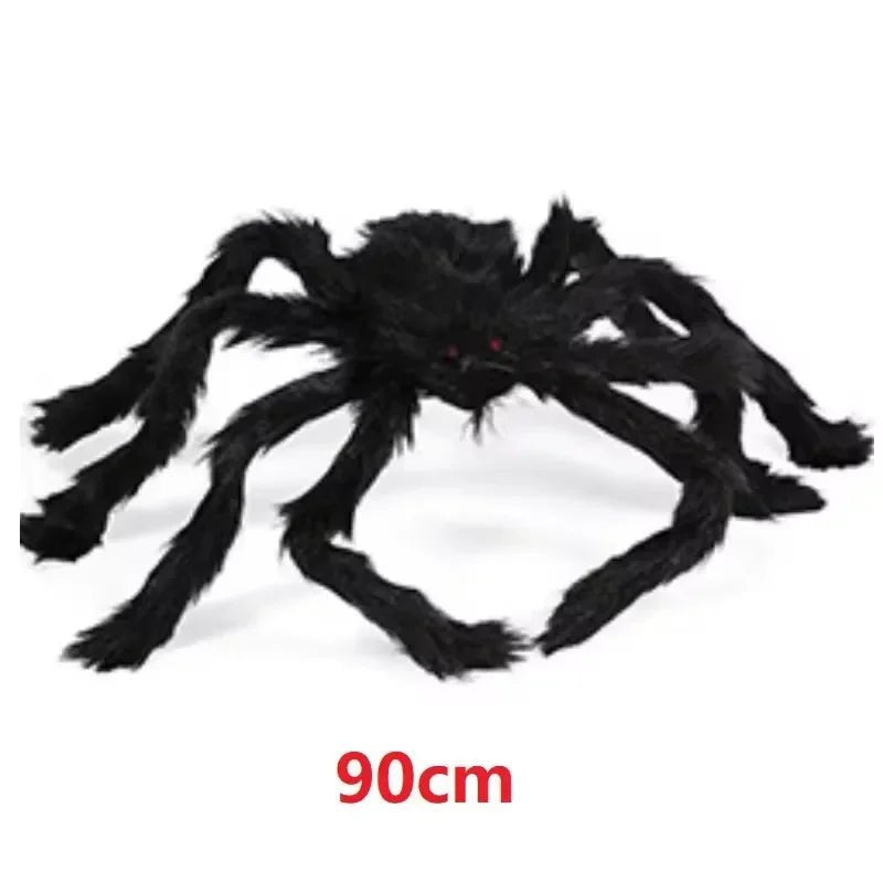 Haunted House Giant Spider Decor - Halloween - Outdoor Yard Decorations (Tombstones, Giant Props) - Scribble Snacks