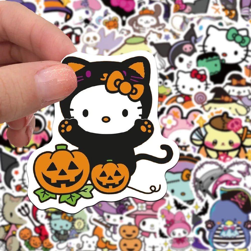 Hello Kitty Halloween Sticker Pack - Halloween - Stickers & Labels (including Scrapbooking, Wall Decals) - Scribble Snacks