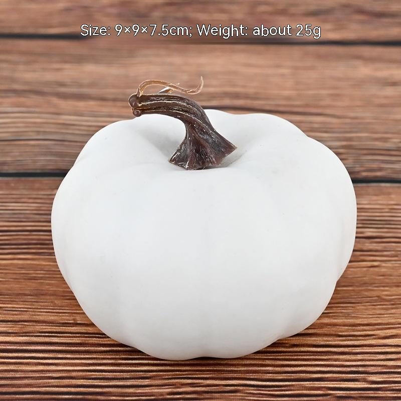 High Simulation Flat Pumpkin Artificial Pumpkin Halloween - 0 - Scribble Snacks