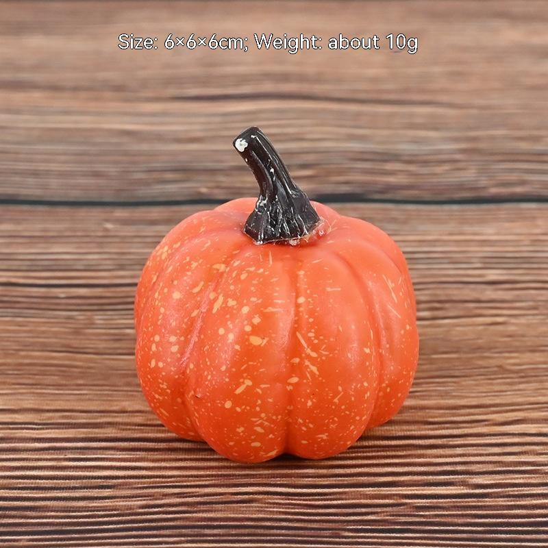 High Simulation Flat Pumpkin Artificial Pumpkin Halloween - 0 - Scribble Snacks