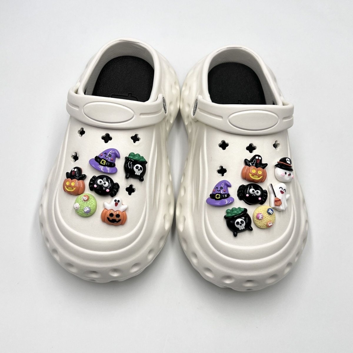 Hole Shoes Accessories Fit Diy Shoe Buckle Halloween Cartoon - 0 - Scribble Snacks