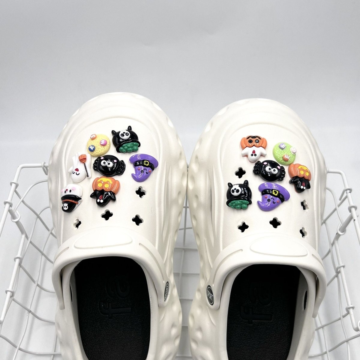 Hole Shoes Accessories Fit Diy Shoe Buckle Halloween Cartoon - 0 - Scribble Snacks