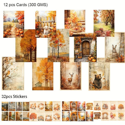 Holiday - Themed Card Sticker Set - Stickers & Labels - Scribble Snacks