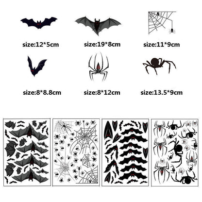 Home Fashion Printing Halloween Static Window Sticker - 0 - Scribble Snacks