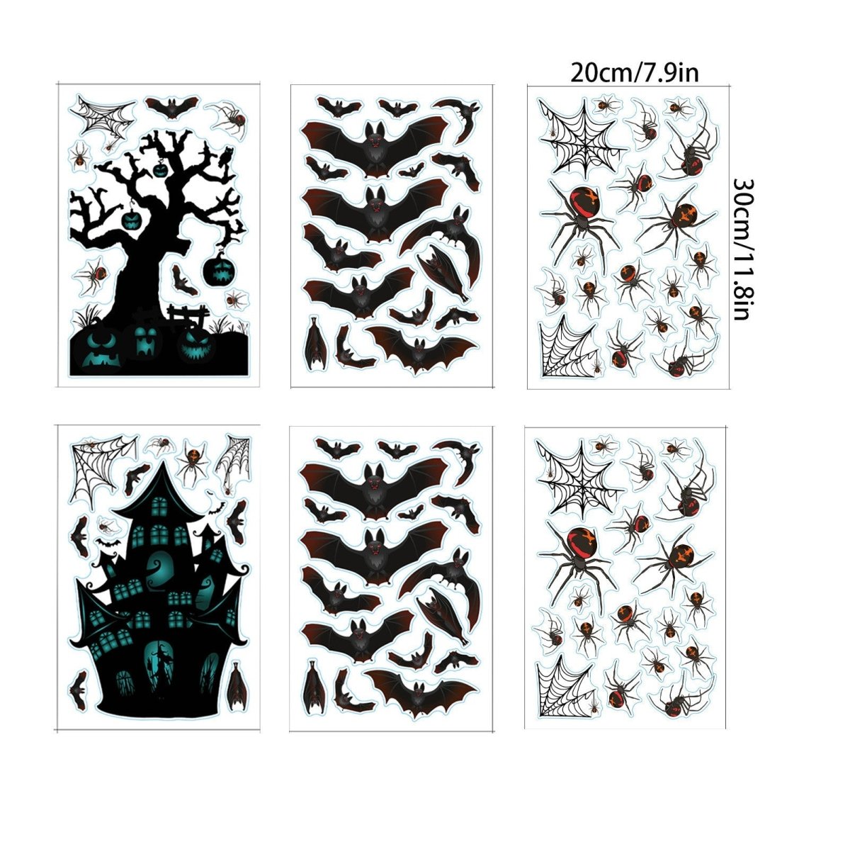 Home Fashion Printing Halloween Static Window Sticker - 0 - Scribble Snacks