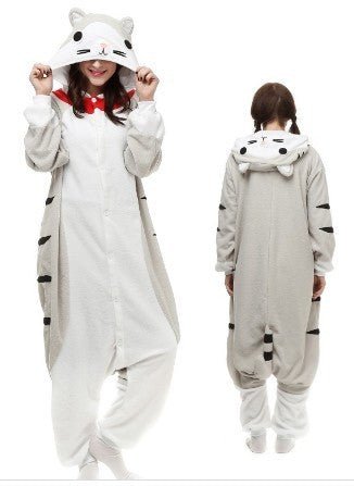 Kangaroo Cartoon One - piece Pajamas Cartoon Couple Cute Boys And Girls' Halloween Fleece Performance Clothes - 0 - Scribble Snacks