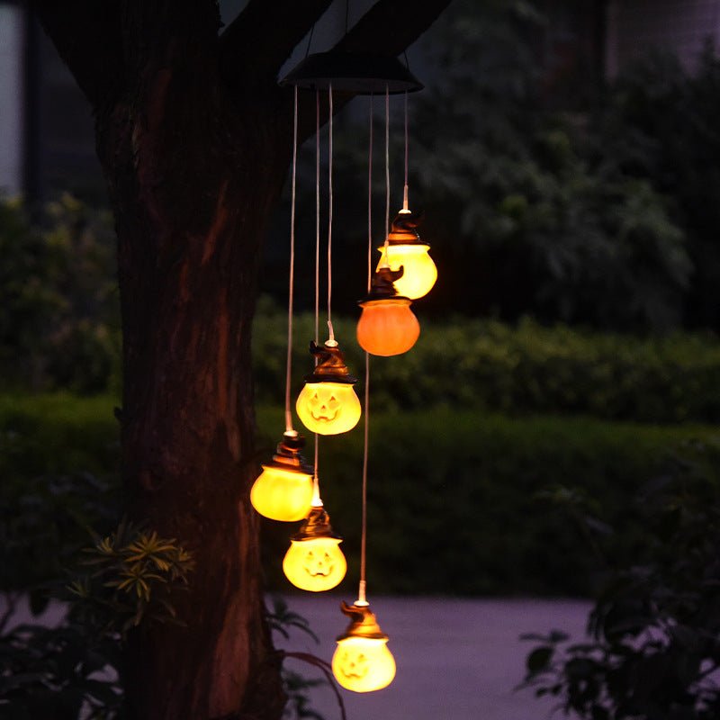 LED solar energy Halloween wind chime lamp - 0 - Scribble Snacks