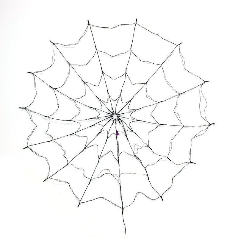 LED Spider Web Lights Halloween Decoration - 0 - Scribble Snacks