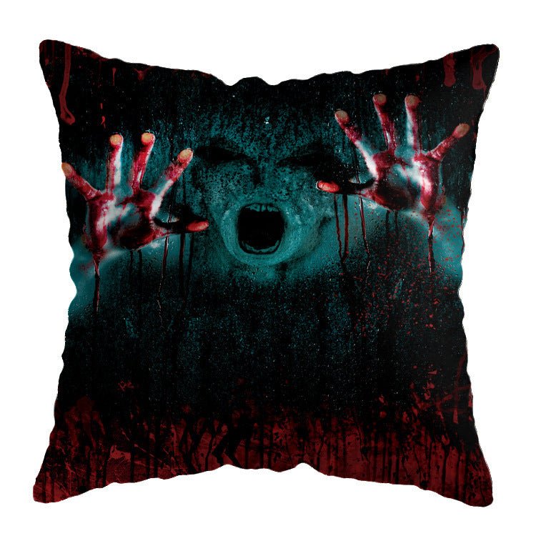 Linen New Skull Halloween Pillow Case Witch Series - 0 - Scribble Snacks