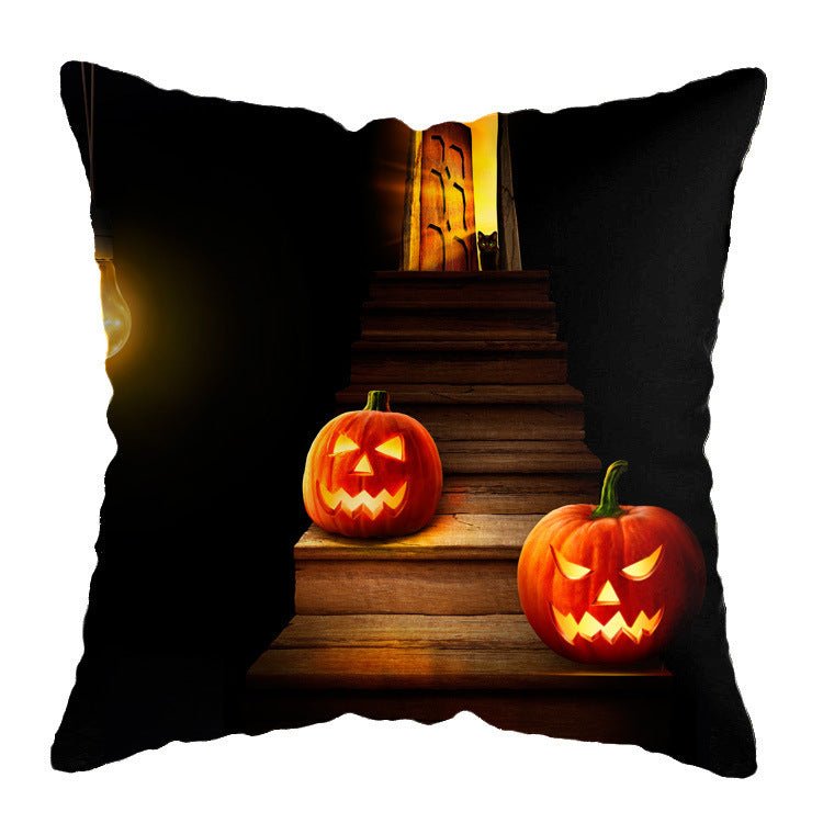 Linen New Skull Halloween Pillow Case Witch Series - 0 - Scribble Snacks