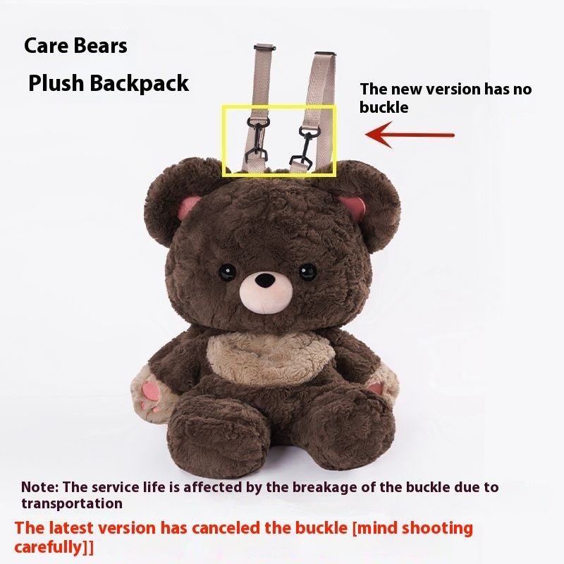 Love Bear Cute Plush Bag Backpack - 0 - Scribble Snacks