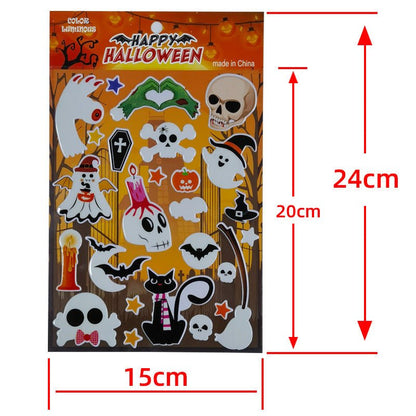 Luminous Cartoon Halloween 3D Stickers - 0 - Scribble Snacks