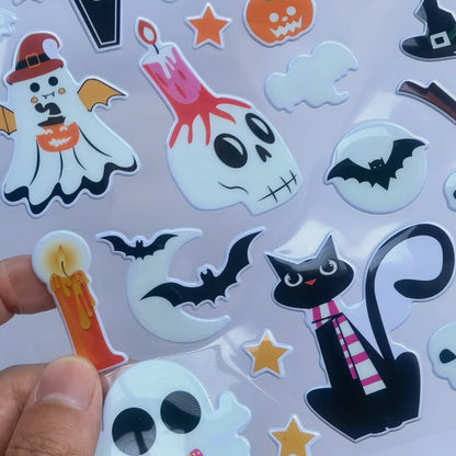 Luminous Cartoon Halloween 3D Stickers - 0 - Scribble Snacks