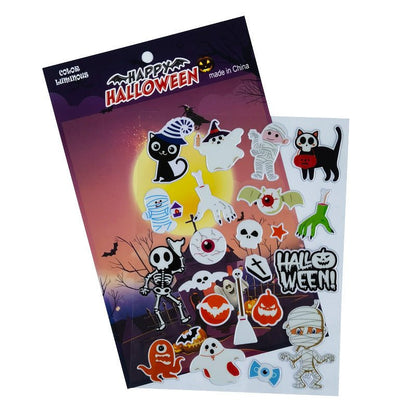 Luminous Cartoon Halloween 3D Stickers - 0 - Scribble Snacks