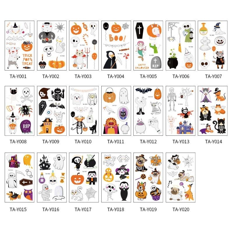 Luminous Halloween Stickers Children's Cartoon - 0 - Scribble Snacks