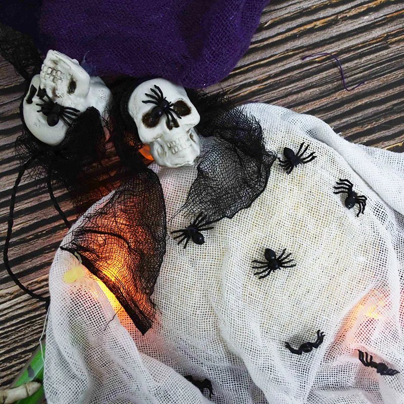 Luminous Spiders Halloween Decor - Halloween - Fake Spiders & Insects - Scribble Snacks