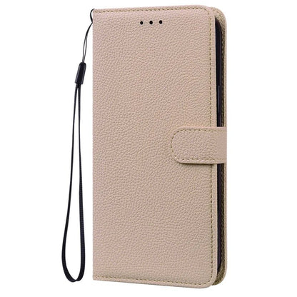 Lychee Leather Wallet iPhone Case - iPhone Cases - Scribble Snacks