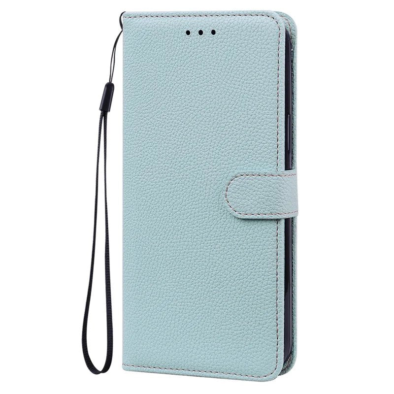 Lychee Leather Wallet iPhone Case - iPhone Cases - Scribble Snacks