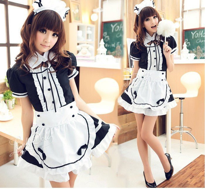 Maid anime costume halloween costume - 0 - Scribble Snacks