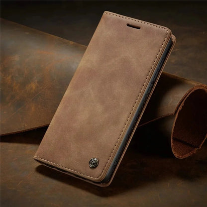 Matte Leather Flip Samsung Wallet Case - Android Cases - Scribble Snacks