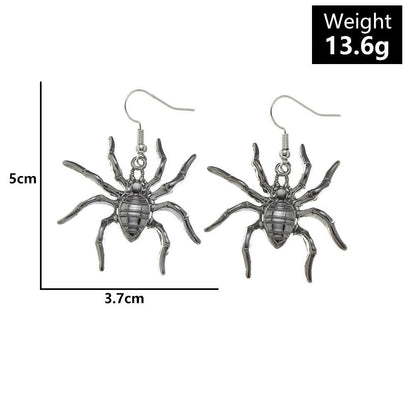 Metal Spider Earrings Halloween Earrings - 0 - Scribble Snacks