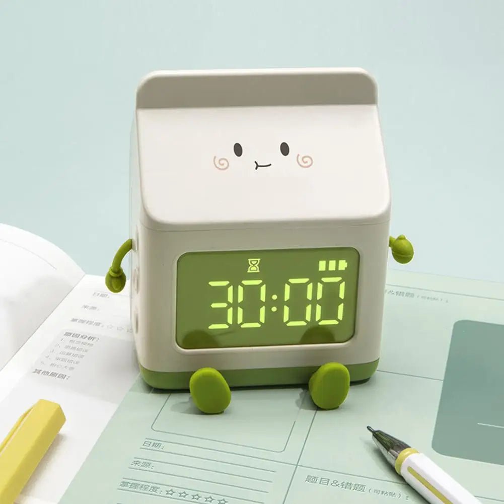 Milk Carton Morning Wake - Up Clock - Lamp / Lighting - Scribble Snacks