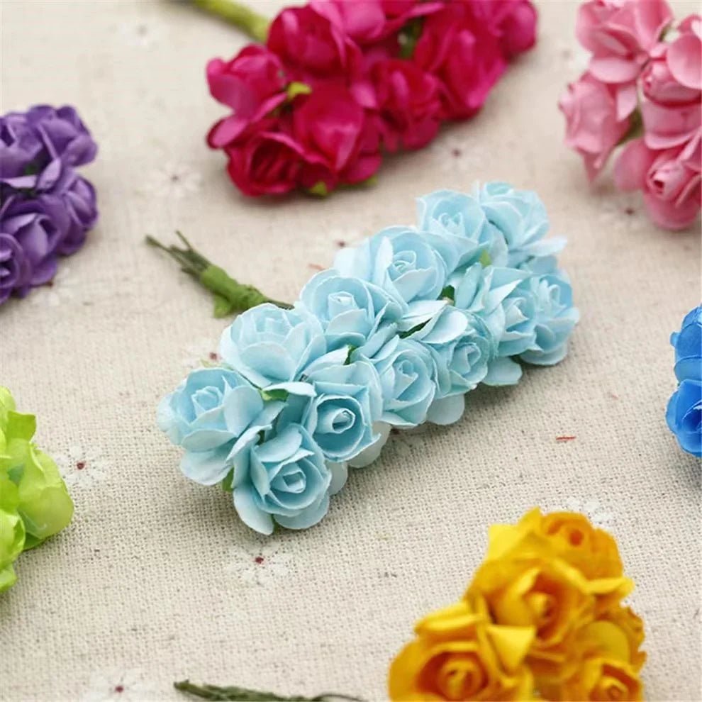 Mini Flower Bouquets Confetti Bunches - Halloween - DIY Crafts & Scrapbooking - Scribble Snacks