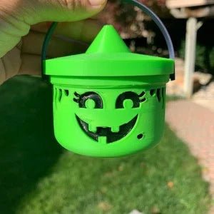 Mini Halloween Nostalgic Bucket Candy Box Trick Or Treat Basket - 0 - Scribble Snacks