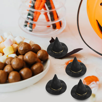 Mini Witch Hat Toy Set - Halloween - Clothing Accessories (Necklaces, Vampire Teeth, Pins, Headwear) - Scribble Snacks