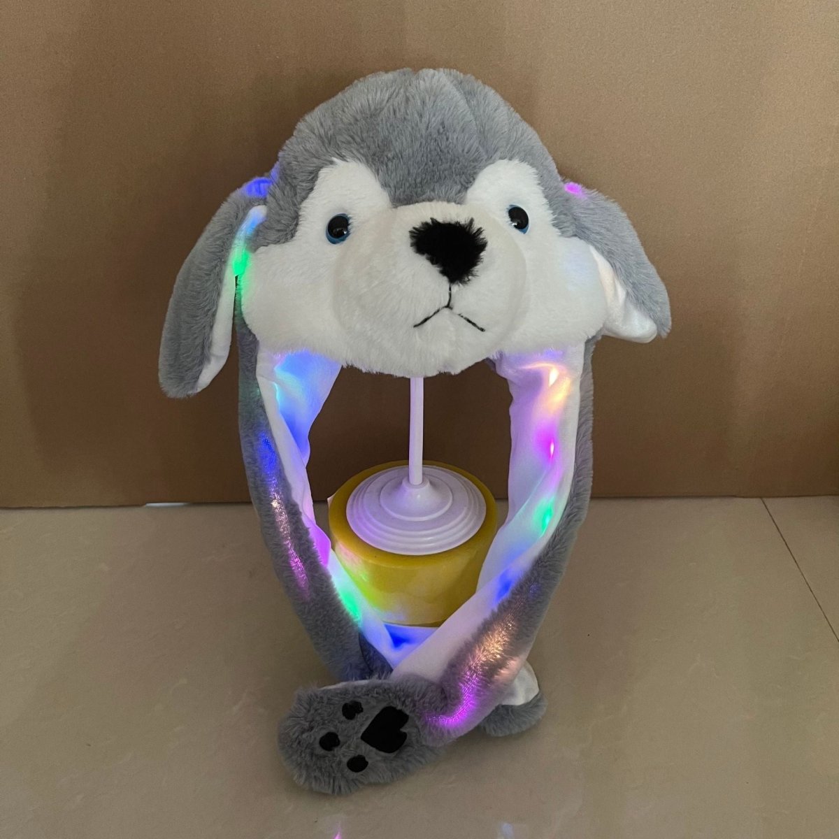 Movable Ears Luminous Rabbit Hat - 0 - Scribble Snacks