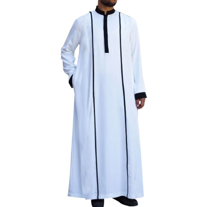 Muslim Costume Halloween Long Sleeve C Suit Kaftan Islamic Jubba Costume Robe - 0 - Scribble Snacks