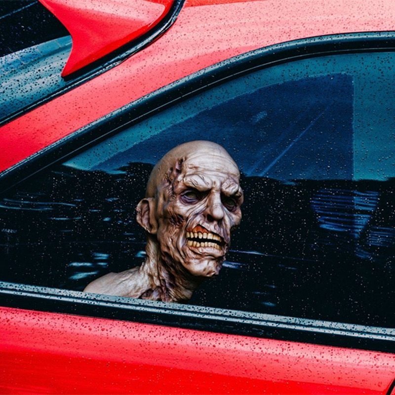 New Car Window Stickers 3D Stickers Zombie Vinyl Stickers Horror Halloween Car Window Stickers - 0 - Scribble Snacks