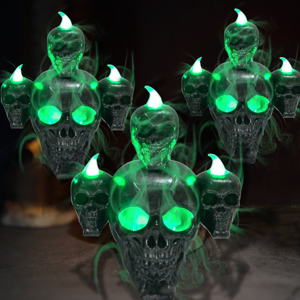 New Halloween Decoration Halloween Skull With Lights Ornaments - 0 - Scribble Snacks