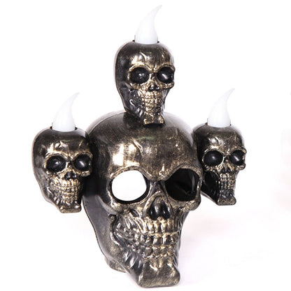 New Halloween Decoration Halloween Skull With Lights Ornaments - 0 - Scribble Snacks