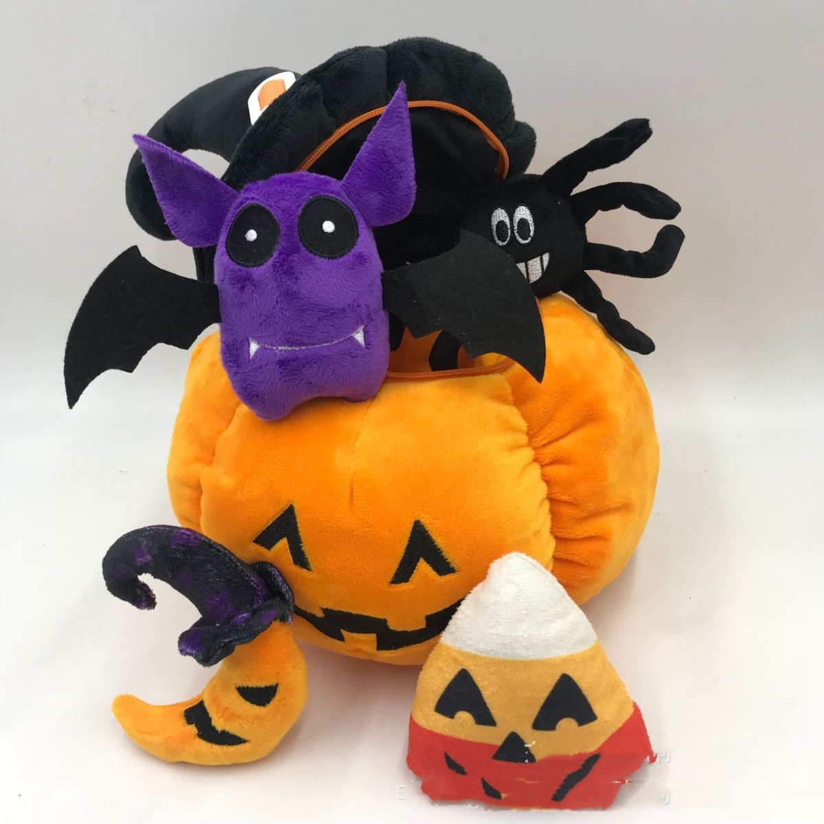 New Halloween Hat Pumpkin Pillow Plush Toy - 0 - Scribble Snacks